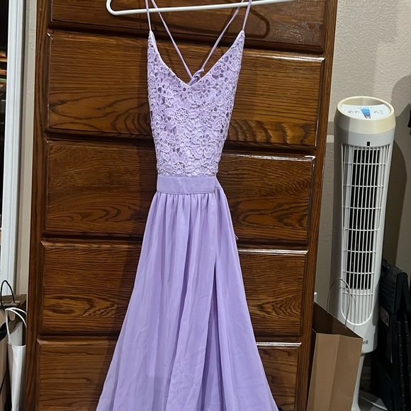 Purple Maxi Dress - Picture 1 of 5